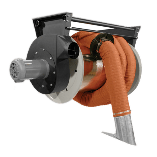 Exhaust Hose Reels with Exhaust Fan - AQC